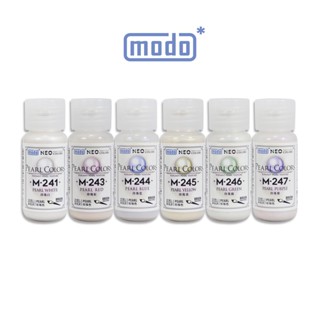 【modo摩多製造所】NEO 新世代珍珠套組(珠光色/透明漆)/30ML/6色/模型漆｜官方賣場