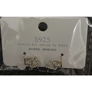 S925銀針耳環 金屬耳環/韓國設計S925銀針個性 Jewelry花樣銀針耳環