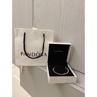 Pandora潘朵拉珠飾配密鑲寶石手鏈