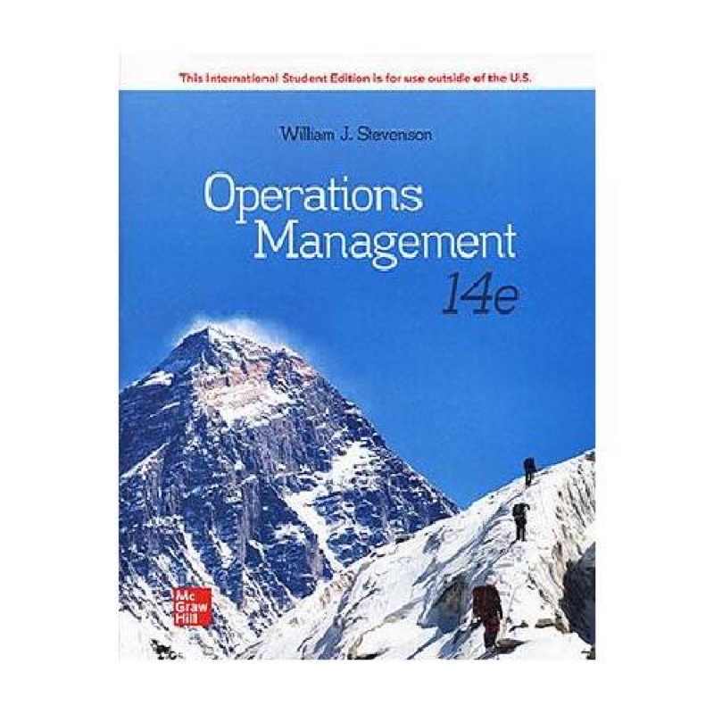 行銷管理學14版  英文原文書 Operations Management 14e