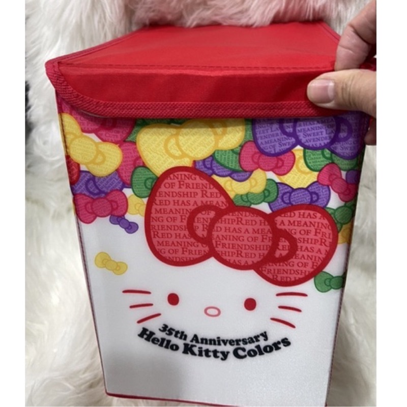 日本進口Hello Kitty可折疊式收納箱塑膠材質