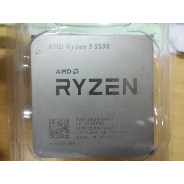 AMD Ryzen 5 5500 3.6GHz 六核心 中央處理器 AM4 CPU 3600 5600