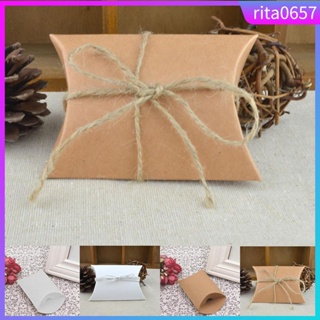 50pcs Pillow Shape Wedding Favor Gift Box Party Candy Box Fe