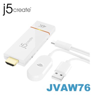 【3CTOWN】含稅附發票 j5 create JVAW76 手機/平板/筆電 4K HDMI 無線影音投影組