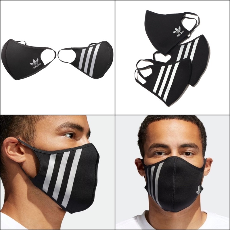 Adidas 三葉草 反光 運動口罩 非醫療口罩