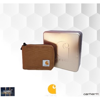 【YOYOGI PLUS】CARHARTT WALLET 經典拉鍊工裝布短夾 (carhartt 土黃)