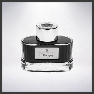 德國 GRAF VON FABER-CASTELL 75ml 鋼筆專用墨水: 岩石灰/Stone Grey