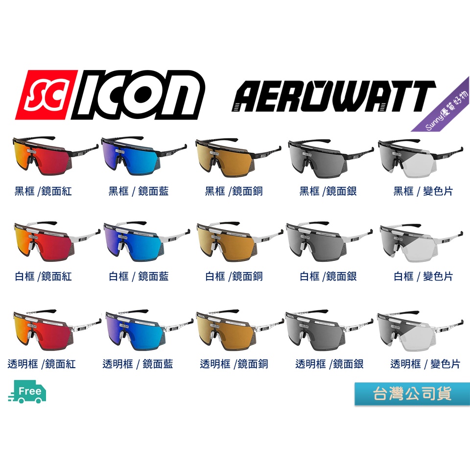 有保固卡】SCICON 運動眼鏡 Aerowatt 太陽眼鏡 義大利製 【台灣公司貨】