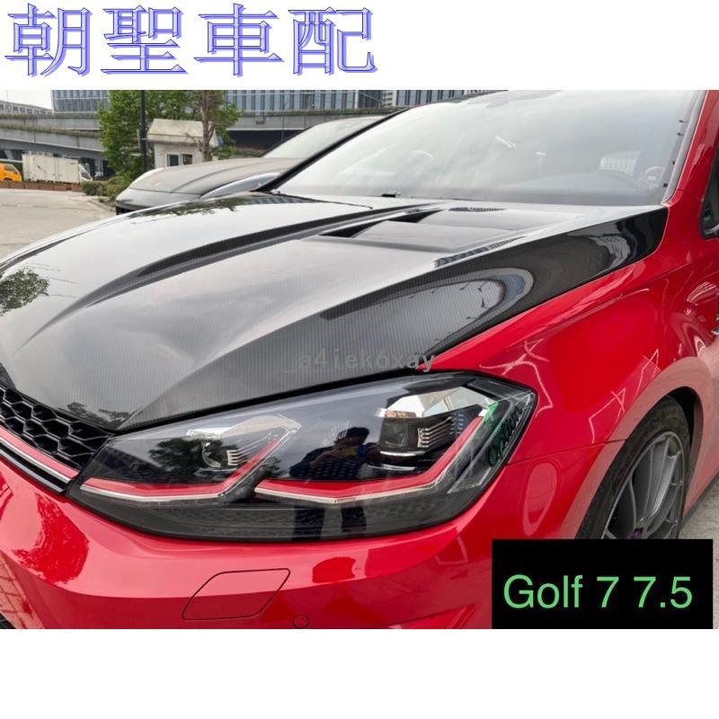 『朝聖車配』 碳纖維♣️VW Golf GTI 7 7.5 碳纖維開孔引擎蓋 Golf GTI6❀4394