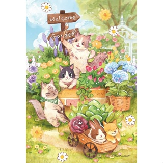 【小巷】Maruco 小貓庭院 (Puzzle Story, 70片, AJR70-076, 台灣製拼圖)