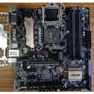 ASUS華碩 H170M-PLUS 1151腳位/ 6.7代可用/M.2 SSD/二手良品附檔板
