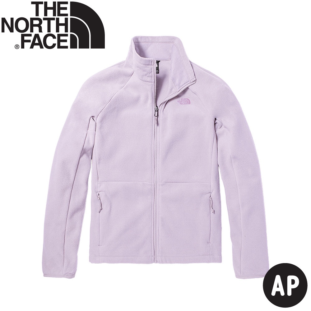 【The North Face 女 可套式刷毛保暖外套 AP《淺紫》】5GB4/休閒外套/中層衣/夾克/刷毛外套