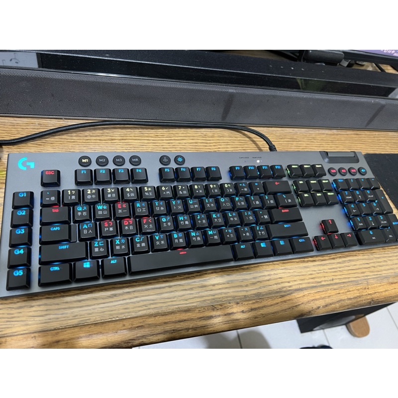 羅技 G813 Logitech RGB 機械式 短軸 遊戲鍵盤 青軸