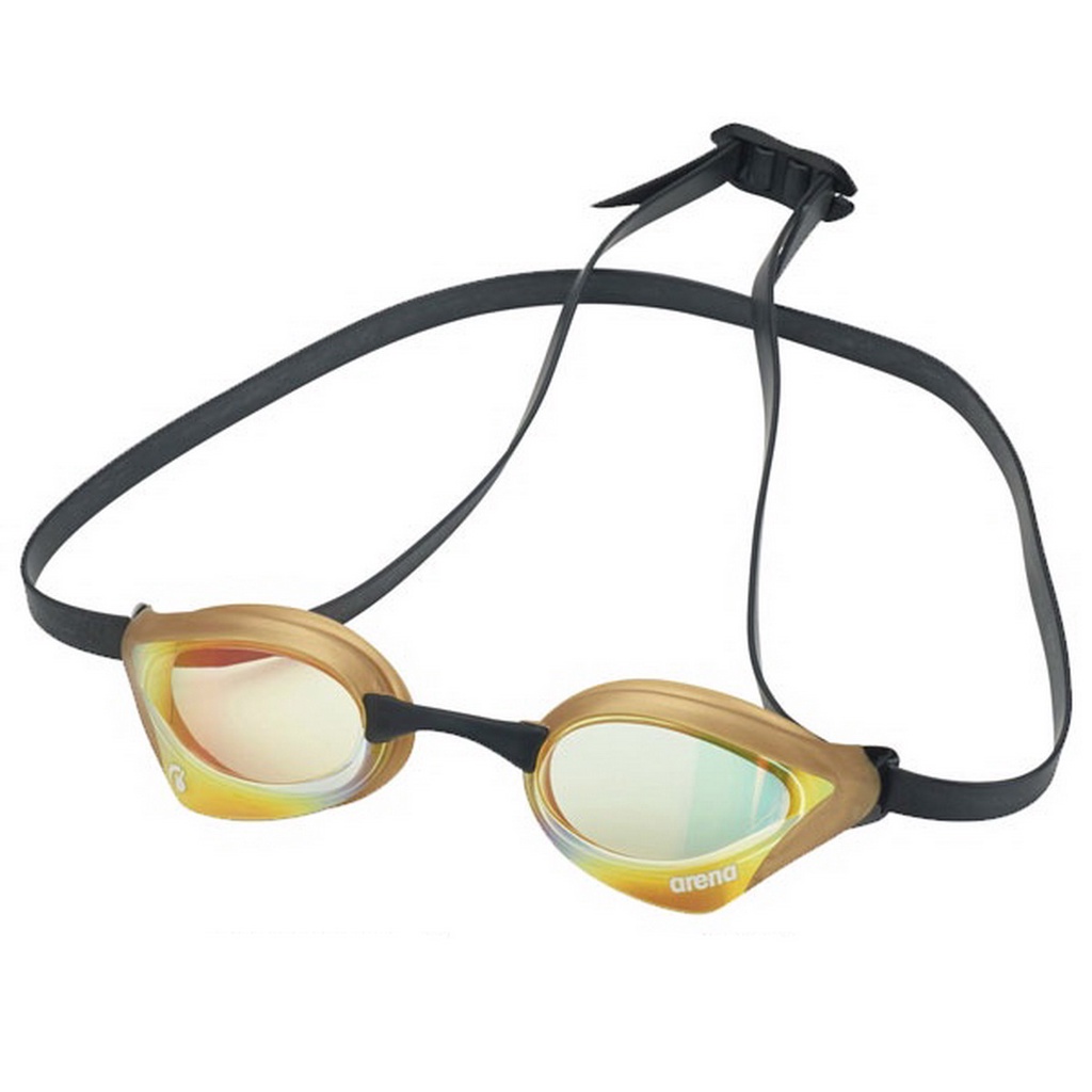 ARENA SWIM Cobra Ultra 競賽型泳鏡 過季促銷 10倍防霧 AGLO180MYEGL 黃x金