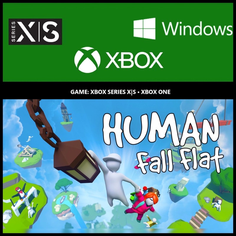 ✚正版序號✚中文 PC XBOX ONE SERIES 人類 一敗塗地 Human Fall Flat WIN10 11