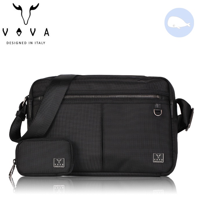 【小鯨魚包包館】VOVA 守護者系列單層斜背包 VA128S03BK 斜背包 側背包 黑色 藍色