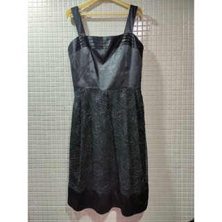 GINKOO專櫃/黑色蕾絲//洋裝 /size: 38/適宴會party