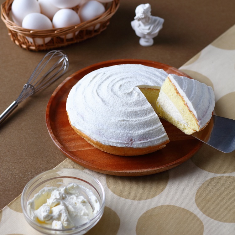 【糖村SUGAR &amp; SPICE】生乳波士頓派-法式香緹 7吋 療癒系甜點 生日蛋糕 彌月蛋糕