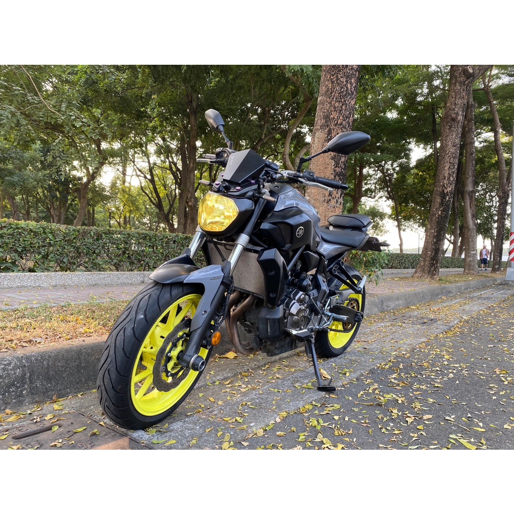 YAMAHA MT-07 ABS 二手檔車中古車配合全額.超額.學生貸款強力過件白牌黃牌紅牌仿賽街車大型重機滿18即可辦