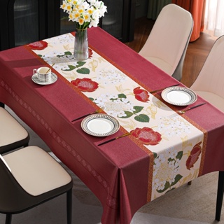 (喜慶桌布) 過年桌布 大理石桌布 紅色桌布 圍爐必備桌布 桌巾 桌墊 餐桌布 餐桌墊 PVC桌布 桌巾防水防油
