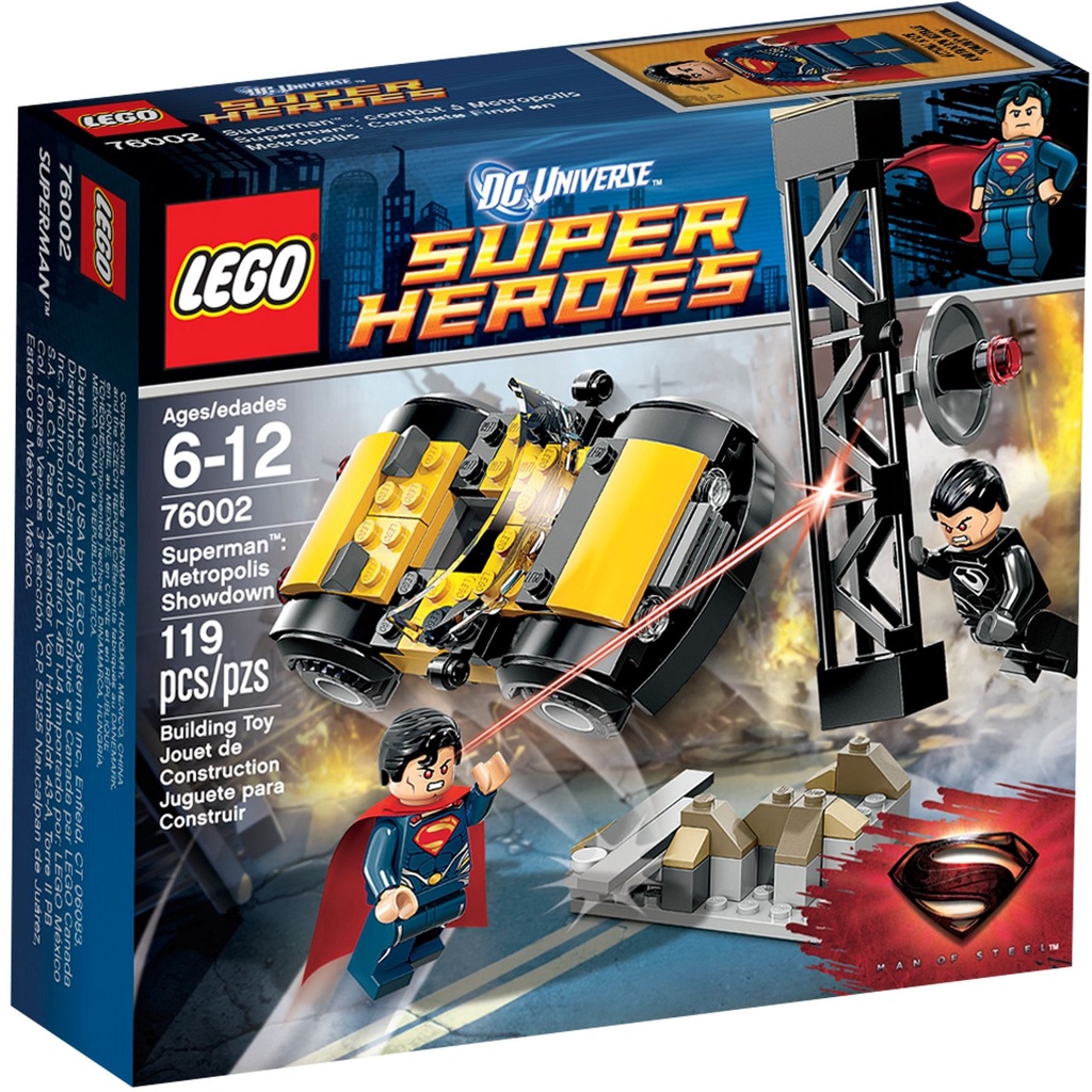 LEGO樂高 76002 超級英雄系列 Superman Metropolis Showdown 大都會對決