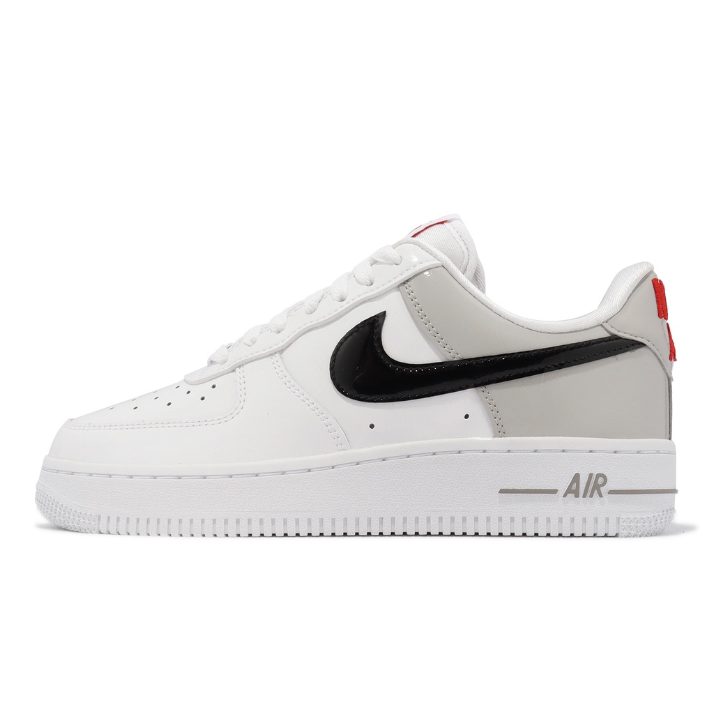 Nike 休閒鞋 Wmns Air Force 1 07 ESS 白 黑 灰 女鞋 【ACS】 DQ7570-001