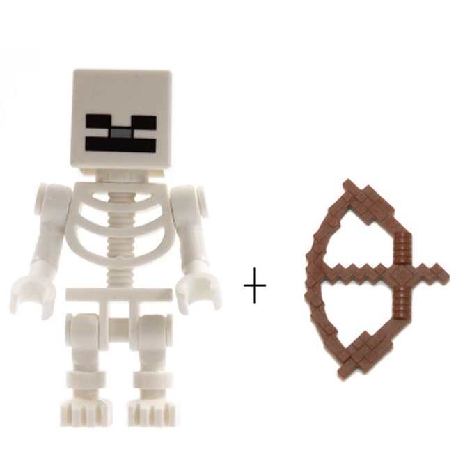 玩樂趣 LEGO樂高 創世神 21132 Skeleton with Cube Skull 二手人偶 (min011)