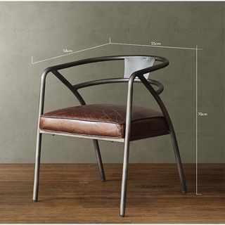 《Chair Empire》特價 北歐美式鄉村復古鐵藝做舊餐椅/LOFT風格餐椅/工業設計餐椅/皮餐椅/電腦椅