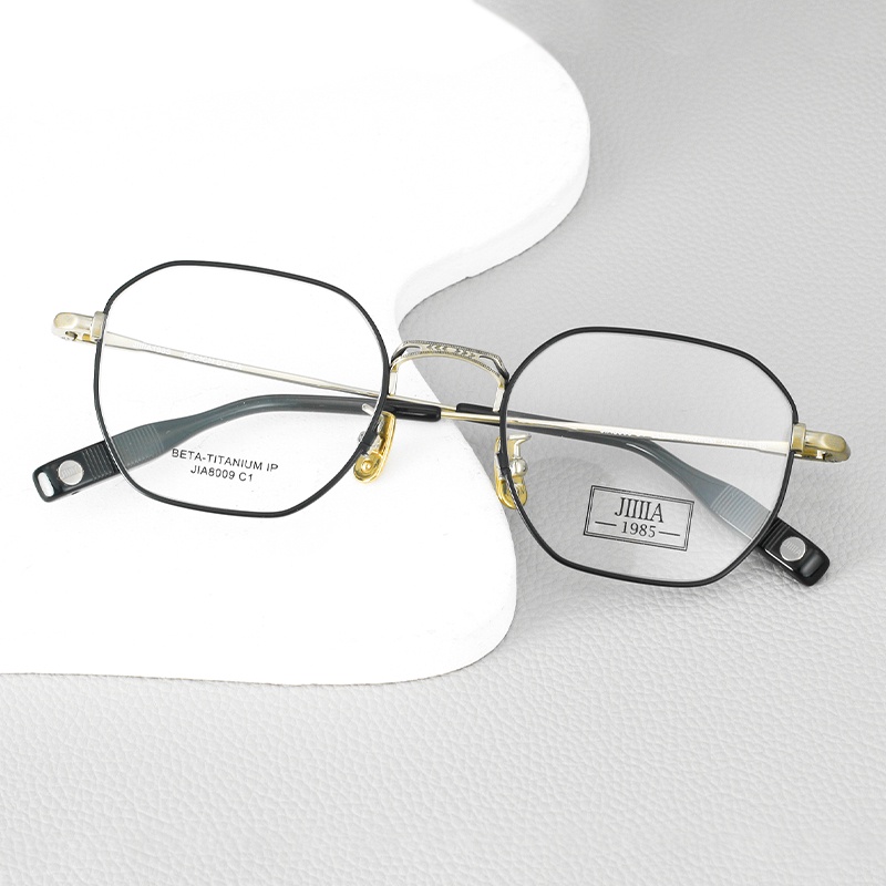JIIIIA1985 JIA8009 眼鏡｜男超輕純鈦復古商務眼鏡 男生品牌眼鏡框【幸子眼鏡】
