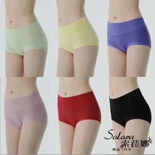 【Solara】奢華蕾絲拼接無痕 無痕 親膚 舒適緹花內褲2615