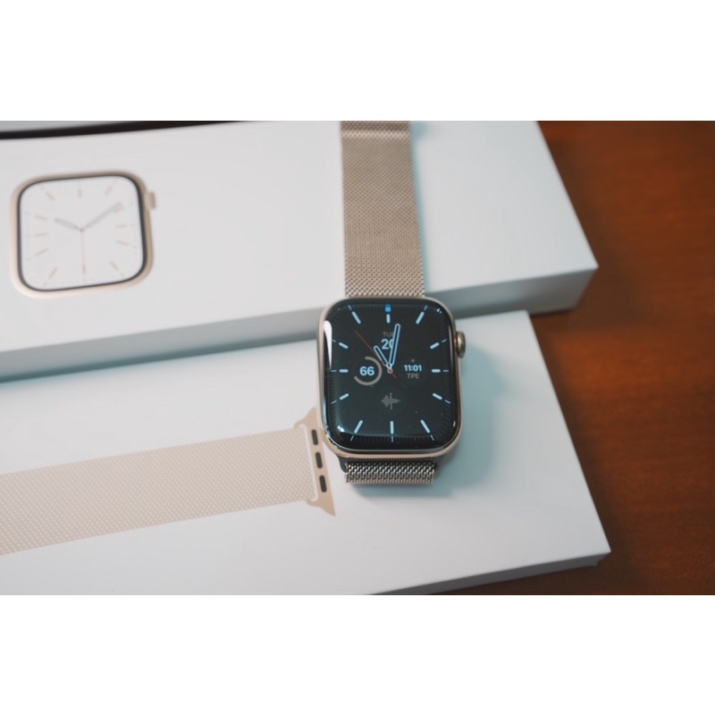 Apple Watch 7 45mm 米蘭式錶帶 不鏽鋼 LTE版 GPS + 行動網路