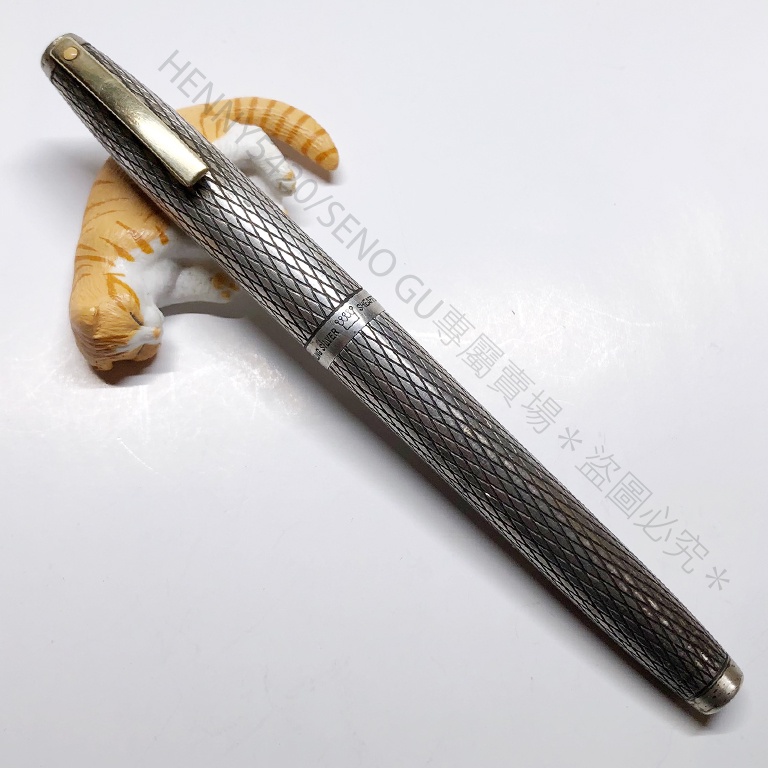 SHEAFFER 西華 純銀銀龍 14K &lt; F&gt; 美製 鋼筆