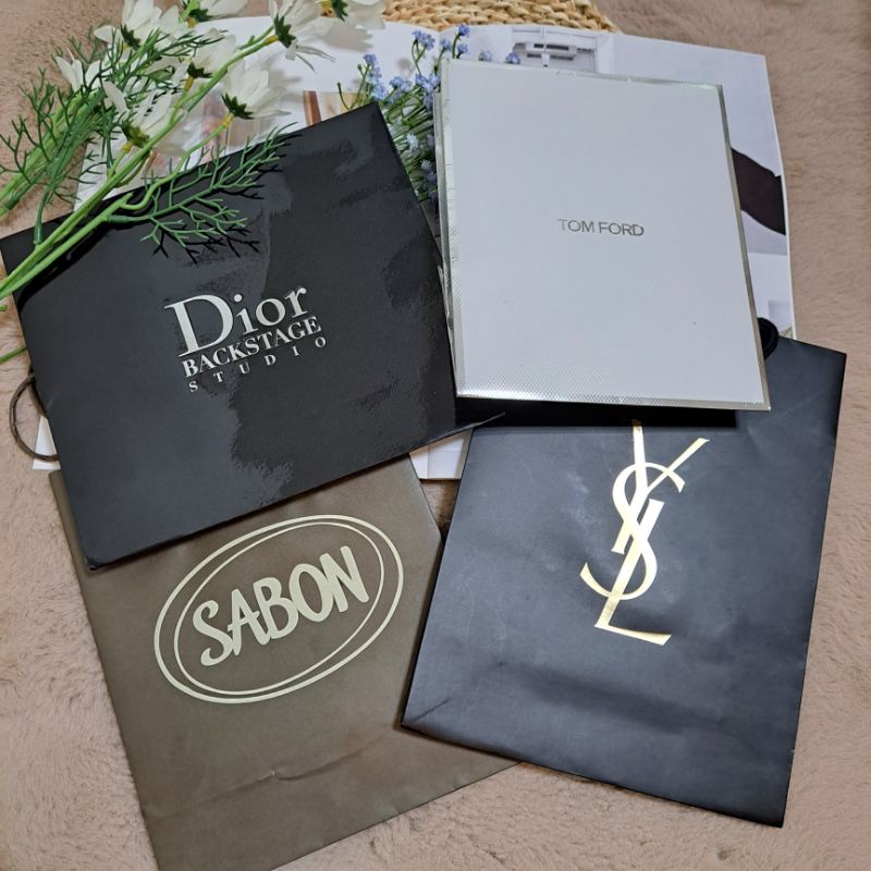 專櫃提袋Dior YSL TOMFORD SABON 手提袋 禮品袋 包裝袋