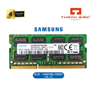 筆記本電腦 RAM DDR3L 三星 4GB / 8GB Bus 1600 (12800S) 進口商品 -