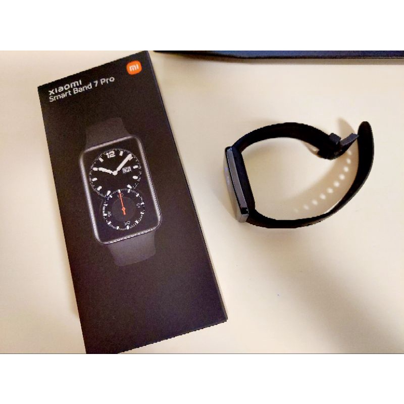 ［12/20收到貨僅試戴］Xiaomi Smart Band 7 Pro 小米手環7 pro 小米手錶（黑色）官方買的