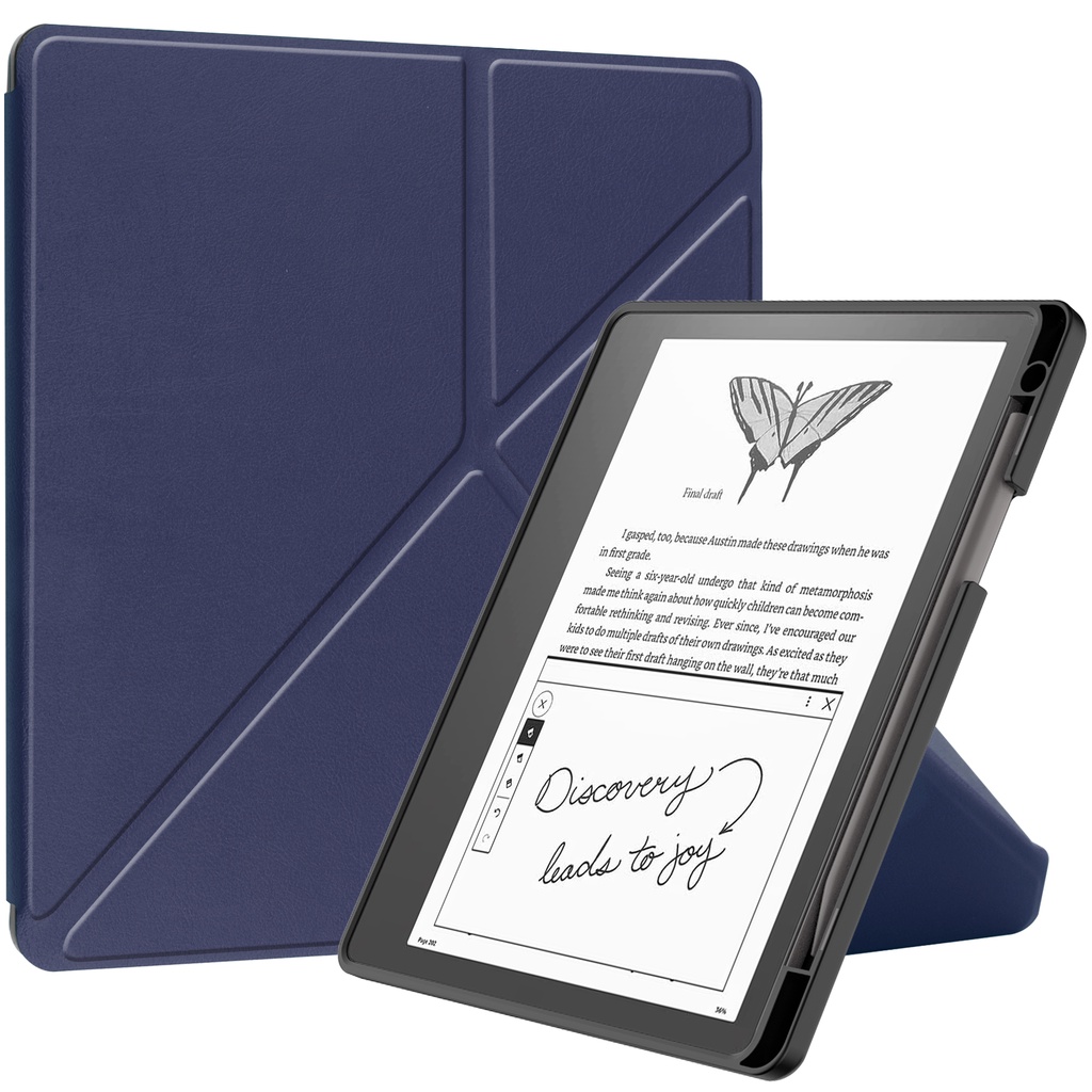 適用於 Kindle Scribe 2022 保護套 10.2 PU 皮革軟矽膠後蓋適用於 Kindle Scribe