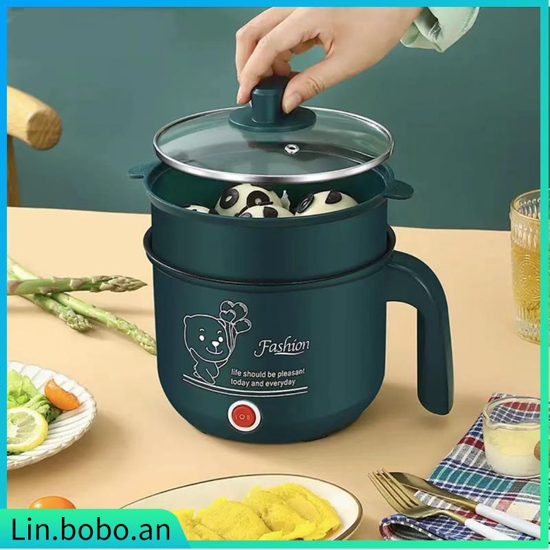 Mini Rice Cooker Multi-function Cooker 1.8L Non-stick Inner