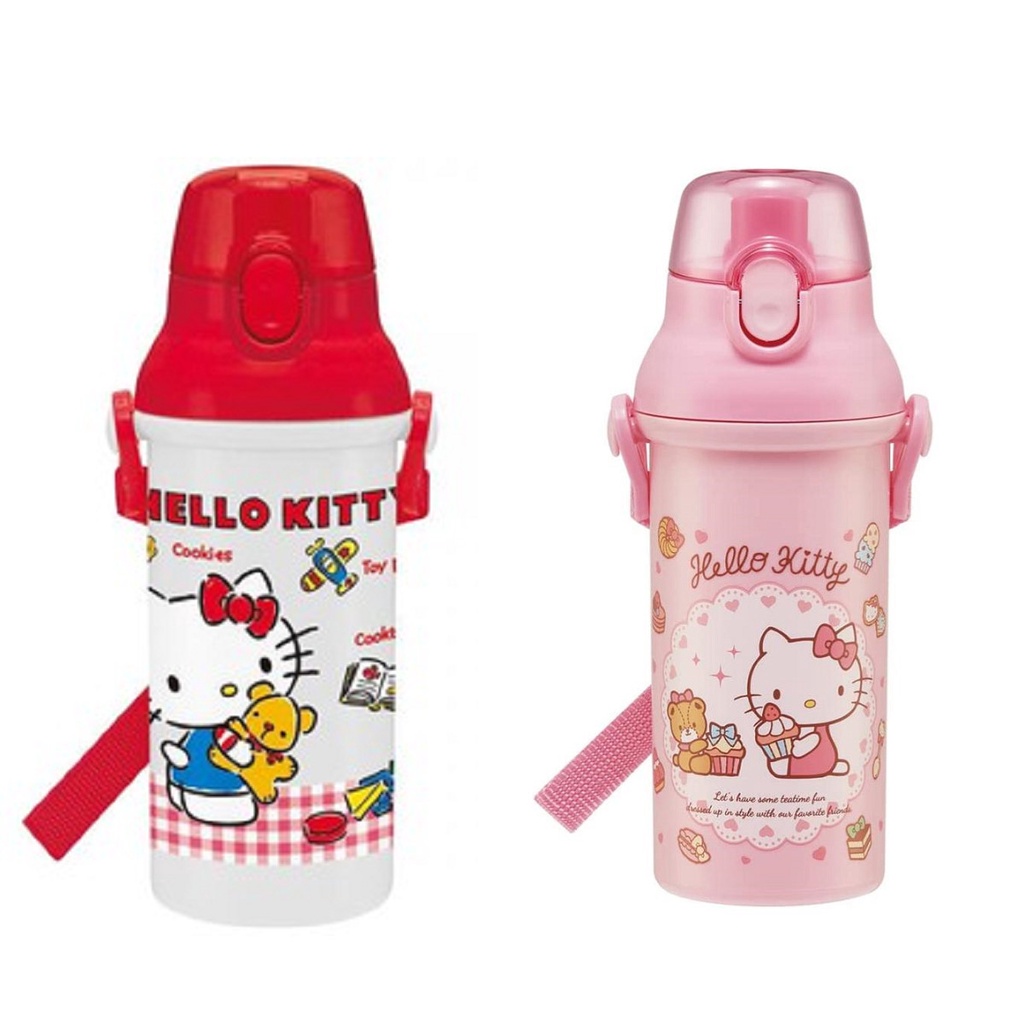 日本製 Skater Hello Kitty 直飲式水壺 兒童水壺 480ml