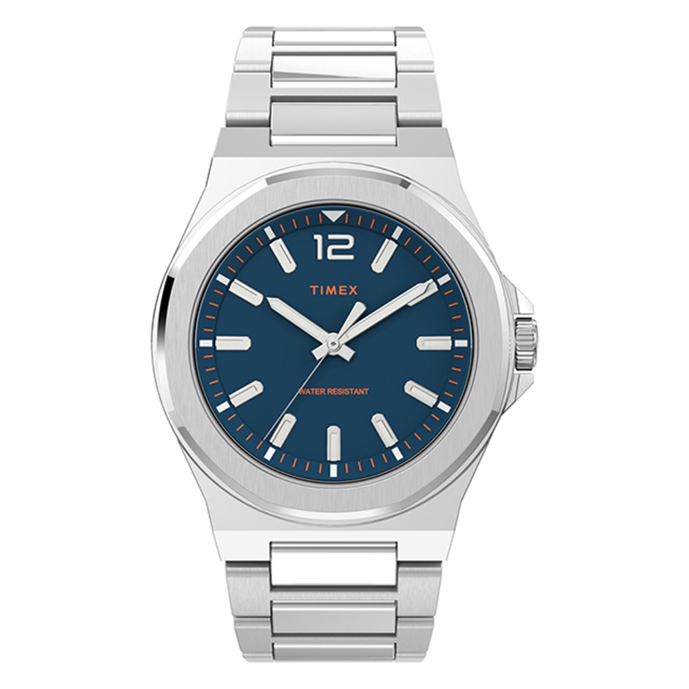 TIMEX 天美時 風格系列紳士百搭手錶-藍x銀 40mm (TXTW2V02000)