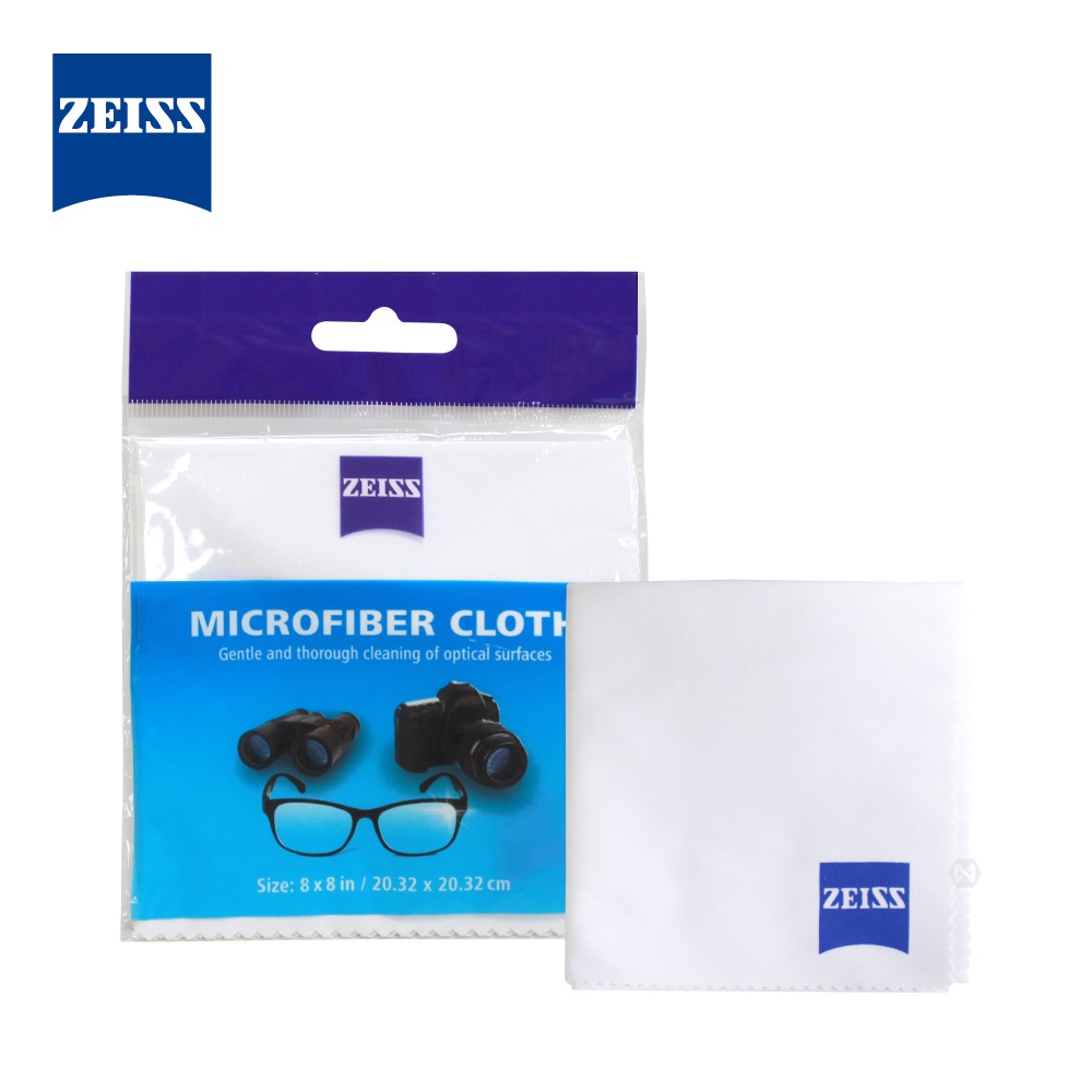 ZEISS 蔡司 超細纖維拭鏡布 Microfiber Cleaning Cloth 不損鍍膜 溫和潔淨 公司貨