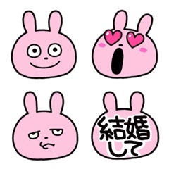 Line日本🇯🇵表情貼∣Love Rabbit Emoji!