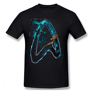 美國科幻電影Star Trek星際迷航（星際旅行）短袖上衣男士百分百純棉圓領短袖T恤