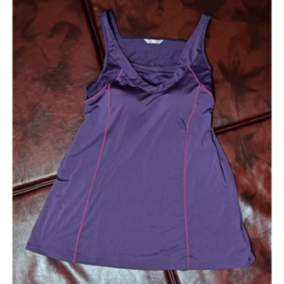 * 降價出清 lativ 紫色 Bra 背心 吸濕排汗 瑜珈 健身 運動 長版 上衣