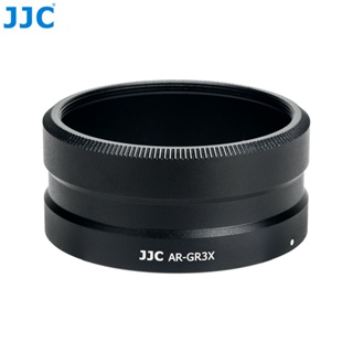 JJC 鋁合金製GA-2鏡頭轉接環 支援理光GR3x GR IIIx 相機安裝UV CPL ND 等濾鏡和GT-2長焦鏡