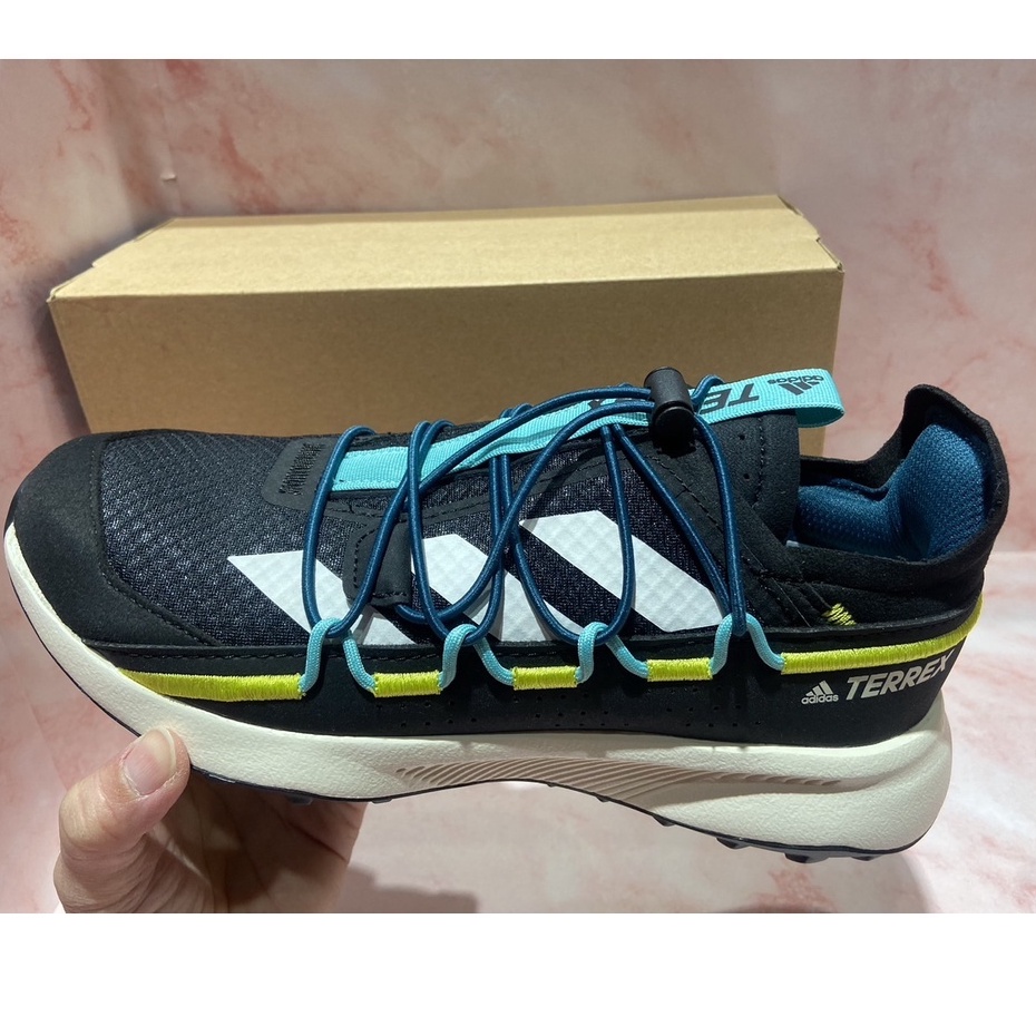 adidas 休閒鞋 Terrex Voyager 21 男鞋 愛迪達 舒適 避震 球鞋 戶外 運動 黑綠 FW9399
