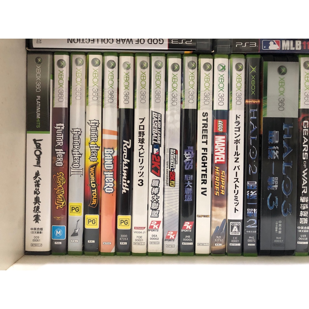 XBOX360 二手遊戲片 野球魂3等