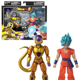 (BANDAI) 代理版 可動公仔 七龍珠 金佛利沙vs超藍悟空 6吋
