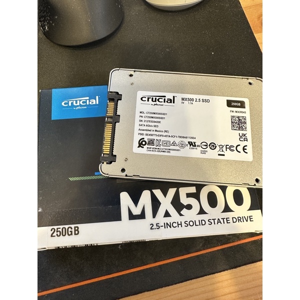 crucial mx500 2.5 sata 250gb 美光