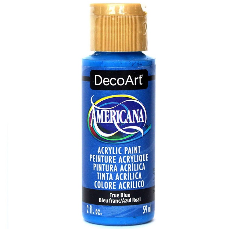 DecoArt 正藍色 True Blue 59 ml Americana 壓克力顏料 - DAO36 (美國)