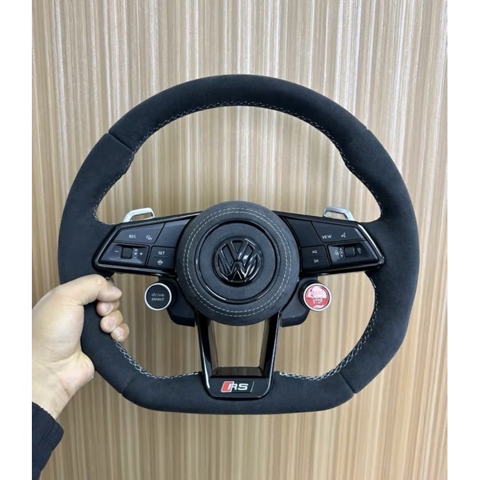 福斯 Golf GTI mk5 改R8平底方向盤